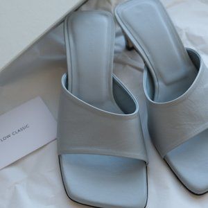 Low Classic Low Heel Sandal Light Blue Us 8